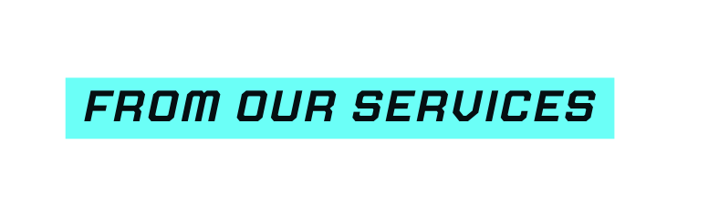 From our services